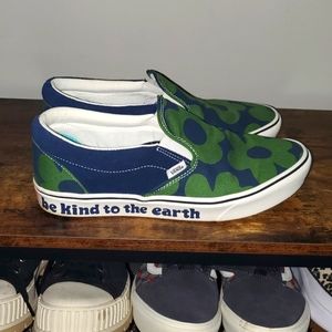 Size 12 - VANS Era x Save Our Planet Green White Blue